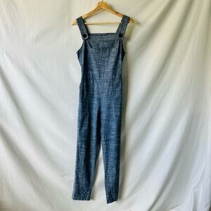 Nooworks Grey Chambray Cotton Classic Overalls / Jumpsuit